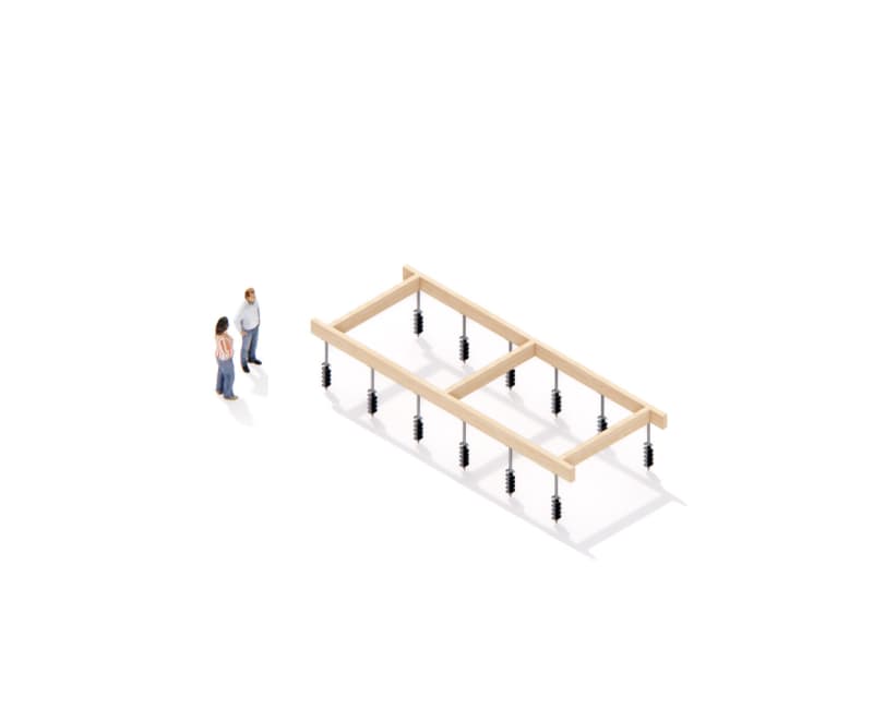 Pressure-Treated Timber Base Frame