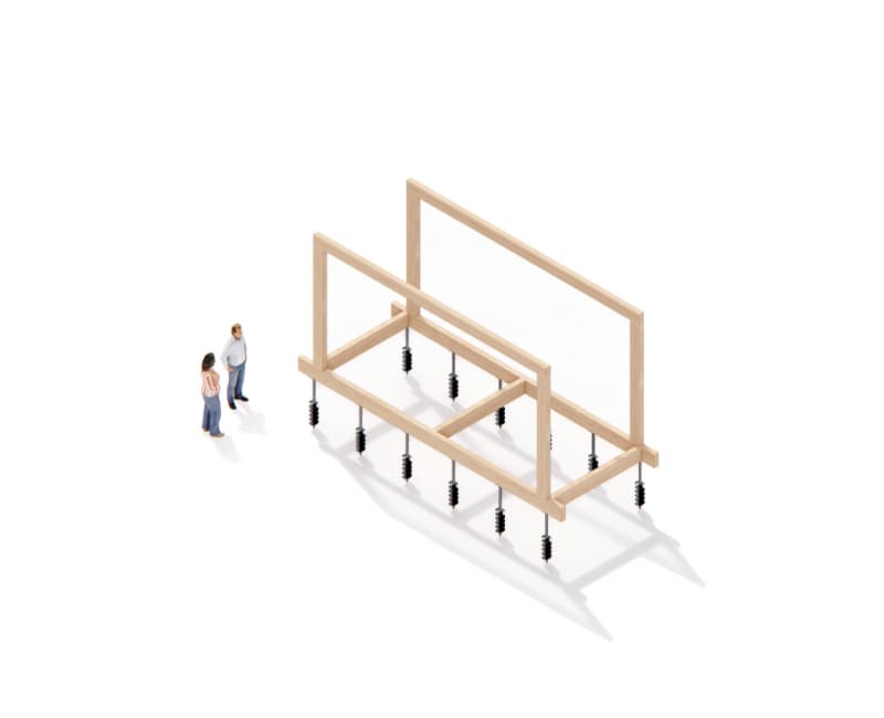 Structural GLT Portal Frames
