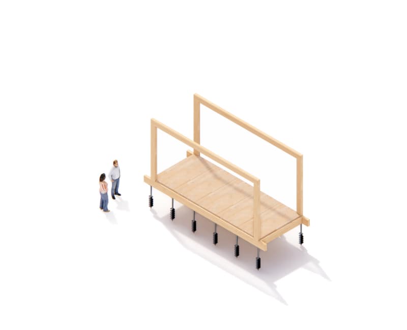 CLT Floor Board Installation
